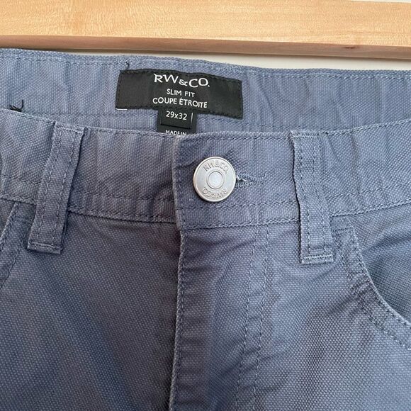 Slim Fit 5-Pocket Cotton Pant - Picture 8 of 9